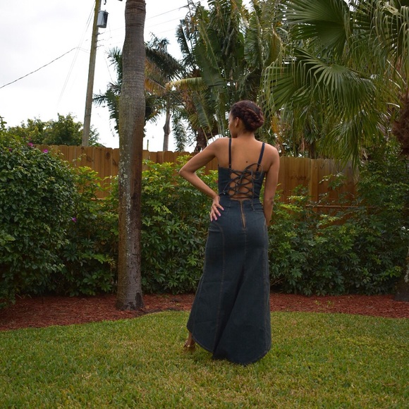 hot kiss denim dress